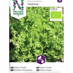 Fröer Friséesallat Wallone Organic>Nelson Garden Online
