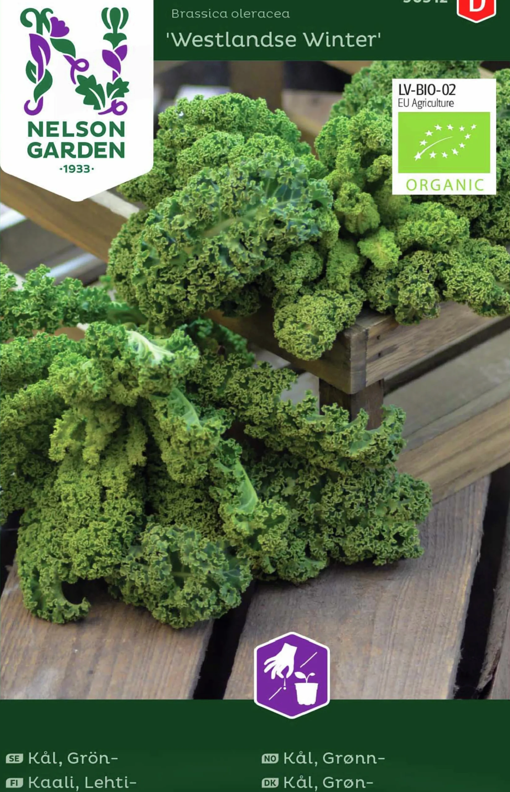 Fröer Grönkål Westlandse Winter Organic>Nelson Garden Online