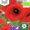 Fröer Kornvallmo Röd Organic>Nelson Garden Discount