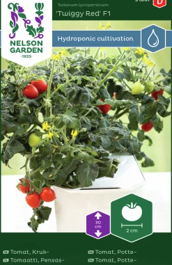 Fröer Kruktomat Twiggy Red Hydroponisk odling>Nelson Garden Discount