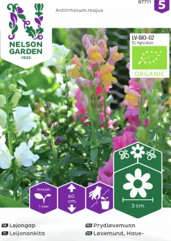 Fröer Lejongap Hög Organic Blandade färger>Nelson Garden Best