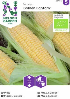 Fröer Majs Golden Bantam Organic>Nelson Garden Hot