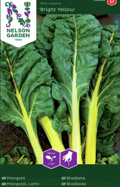 Fröer Mangold Bright Yellow>Nelson Garden Online