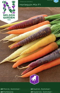 Fröer Morot Sommar Harlequin Mix F1>Nelson Garden