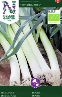 Fröer Purjolök Herbstriesen 2 Organic>Nelson Garden Discount
