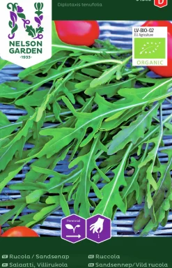 Fröer Rucola / Sandsenap Ekologisk>Nelson Garden Sale
