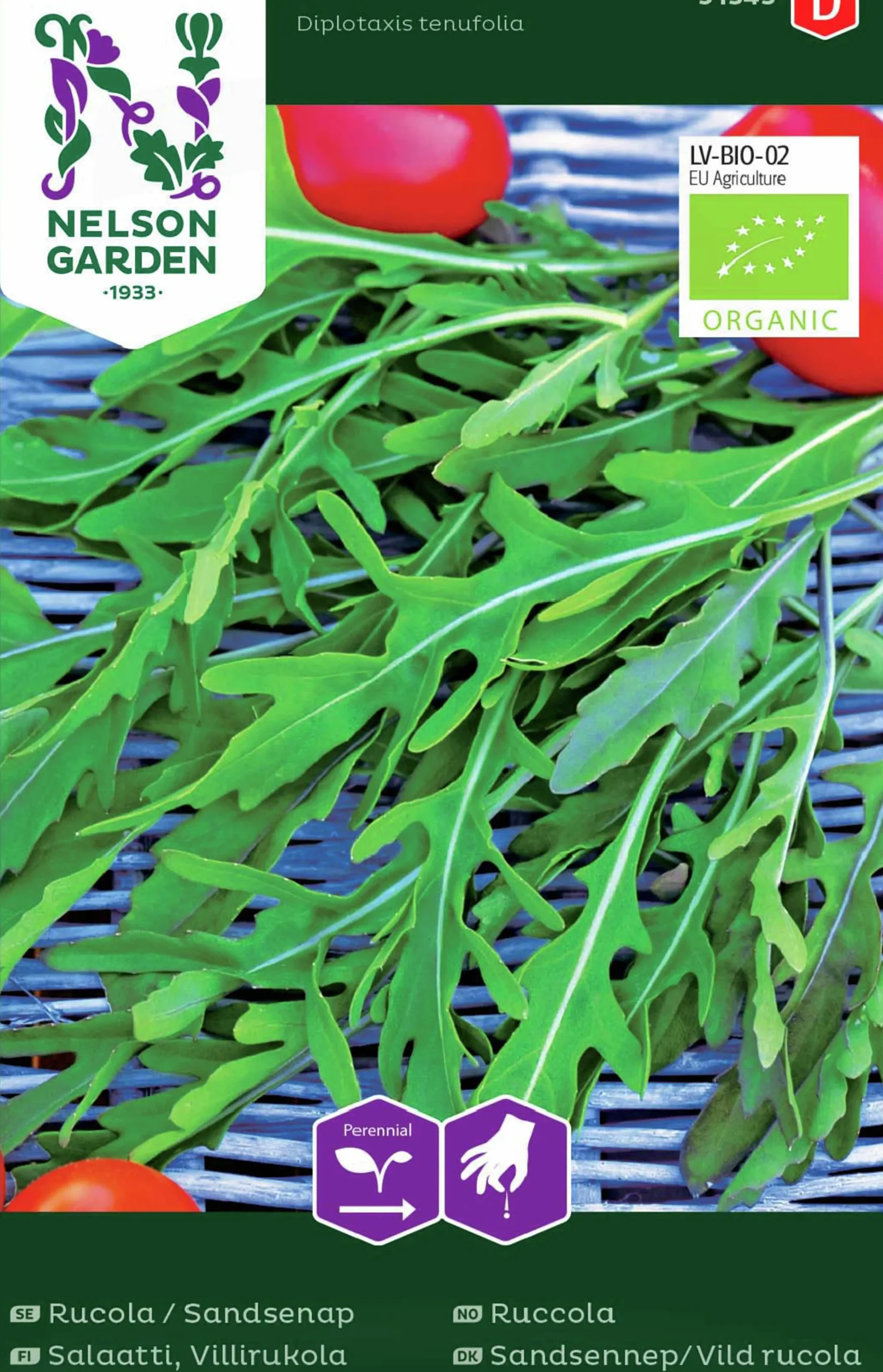 Fröer Rucola / Sandsenap Ekologisk>Nelson Garden Sale