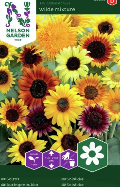 Fröer Solros Blandade Sorter Hög>Nelson Garden Discount