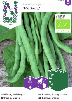 Fröer Störbrytböna Markant>Nelson Garden Clearance