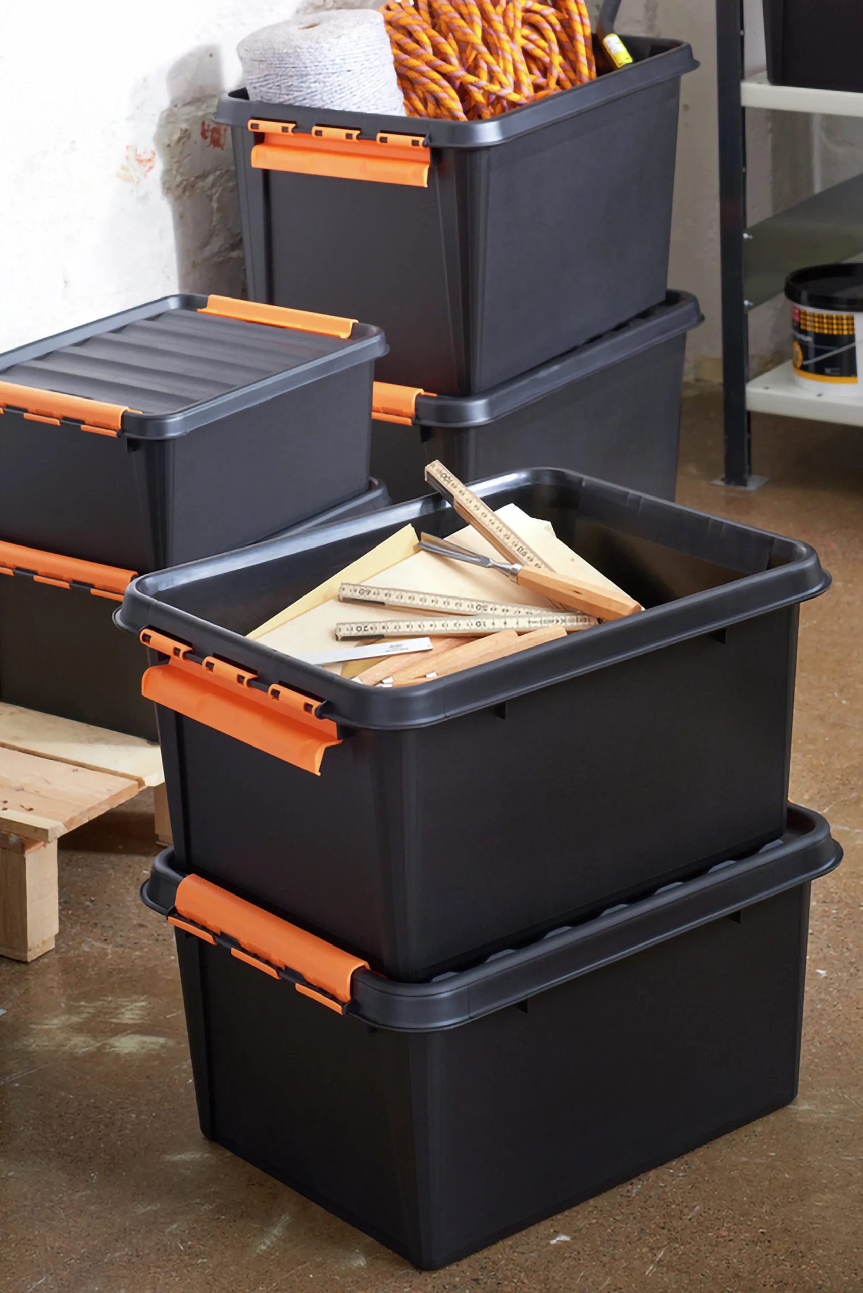 Förvaringsbox SmartStore PRO 15 med lock 14L>Orthex Hot