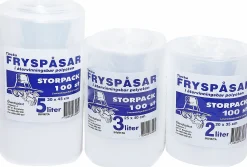 Fryspåsar sidoinvikta 3L 25x40cm 100-p><noscript><img width=