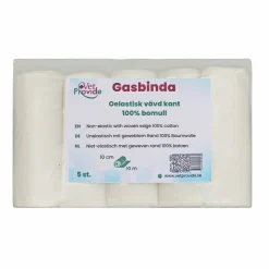 Gasbinda Oelastisk 10cmx10m Vit 5-p>VetProvide New
