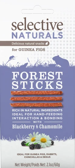 Gnagargodis Forest Sticks Björnbär/Kamomill 60g>Selective Best
