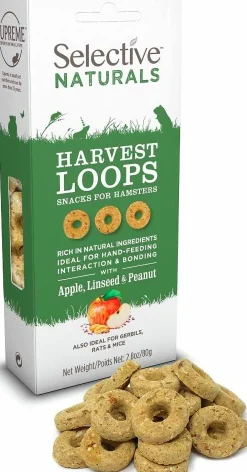 Gnagargodis Harvest Loops Äpple/Linfrö/Jordnöt 80g>Selective Clearance