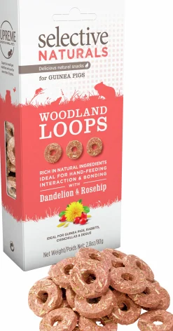 Gnagargodis Woodland Loops Maskros/Nypon 80g>Selective New