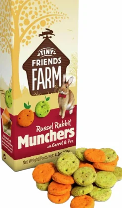 Gnagargodis Munchers Morot/Ärtor 120g>Tiny Friends Farm