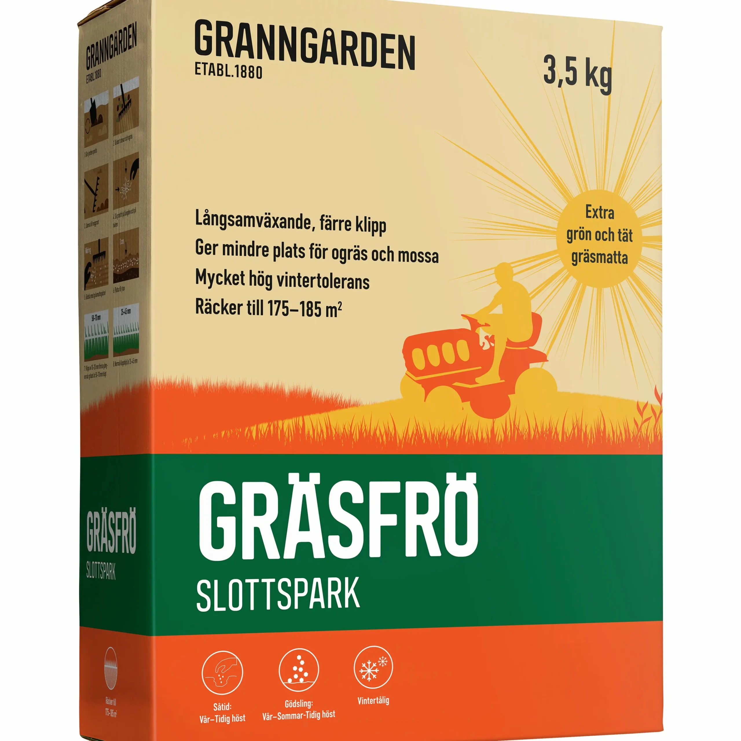 Gräsfrö Slottspark 3,5kg>Granngården