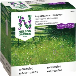 Gräsfrö Ängsgräs med blommor 450g>Nelson Garden Clearance