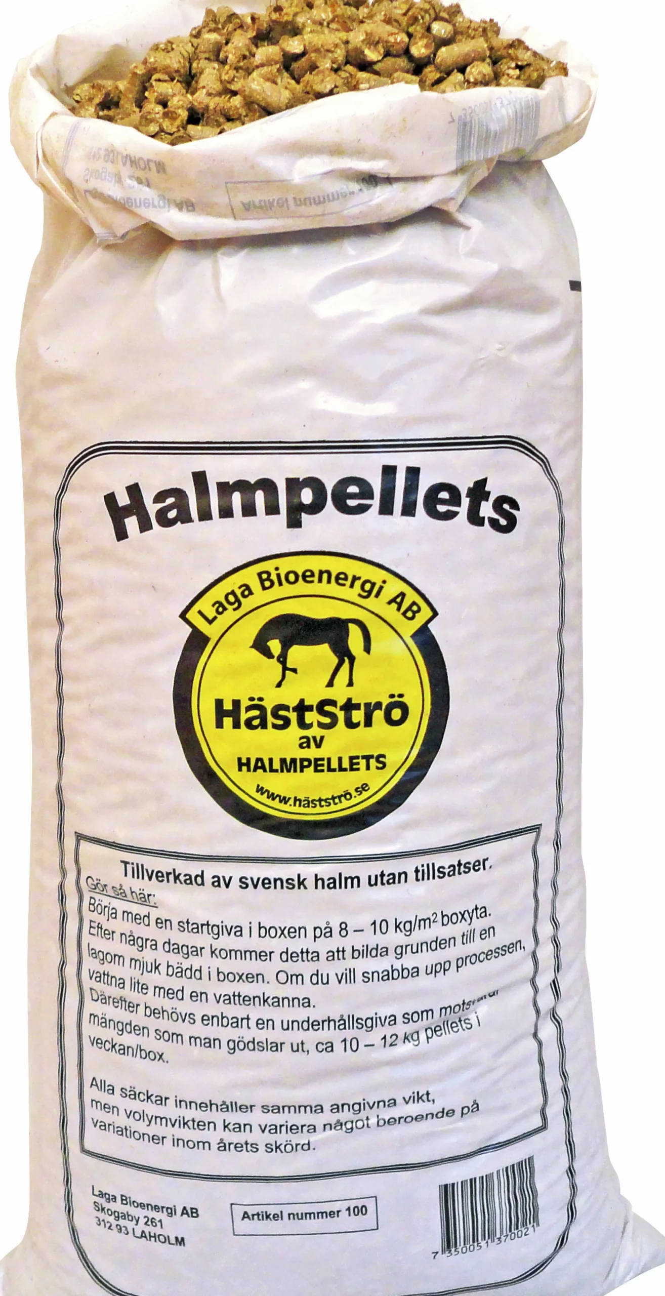 Halmpellets Helpall 60x13kg (hemleverans)>Laga Bioenergi Sale