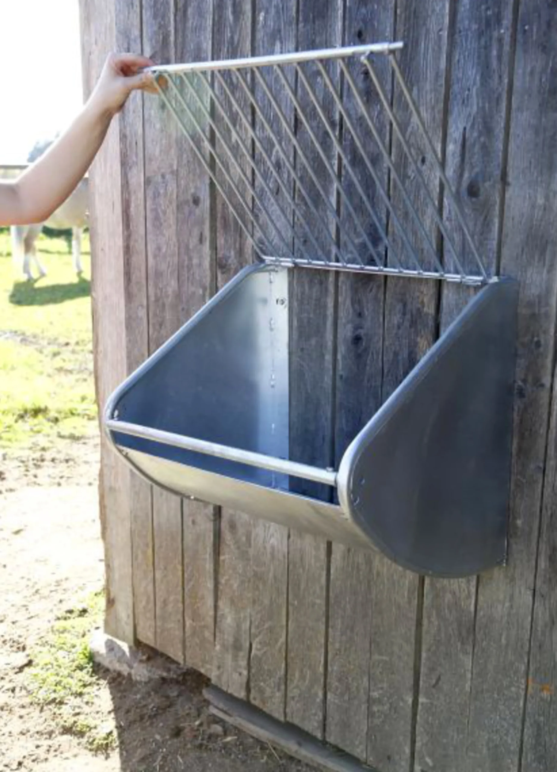 Hökrubba Slow Feeder galvaniserad 90L>Kerbl