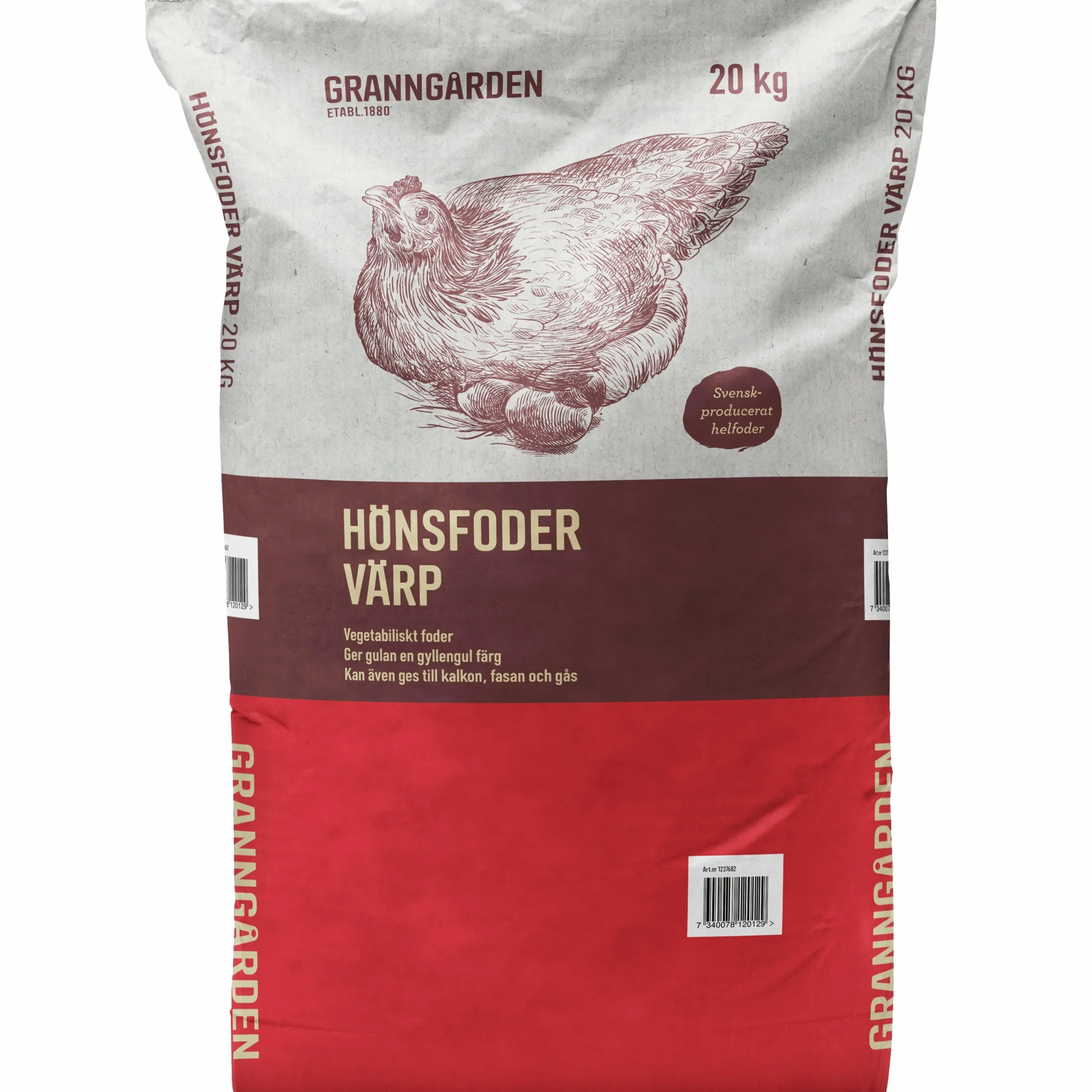 Hönsfoder Värp Pellets 20kg>Granngården Online