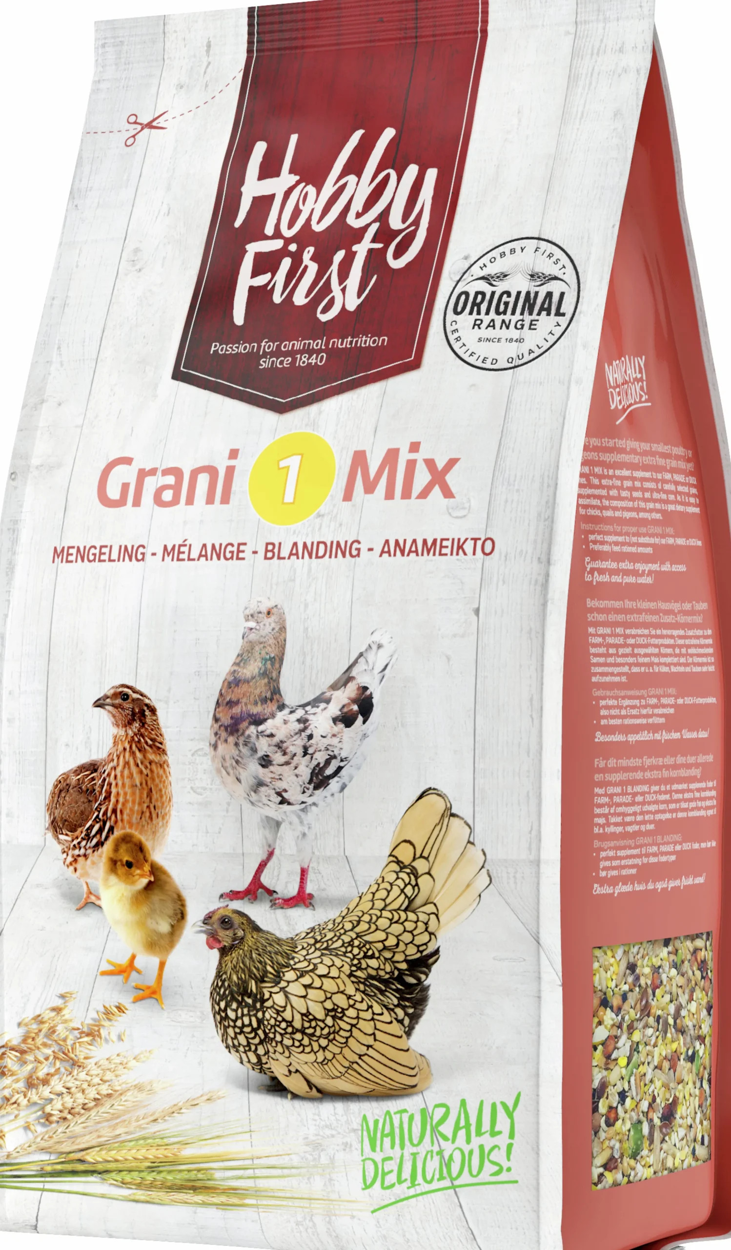 Hönsfoder Grani 1 Mix 4kg>HobbyFirst