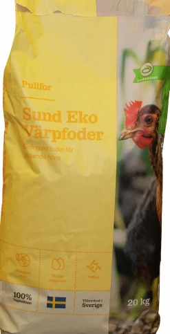 Hönsfoder Sund Eko Värp Pelletskross 20kg>Lantmännen Hot
