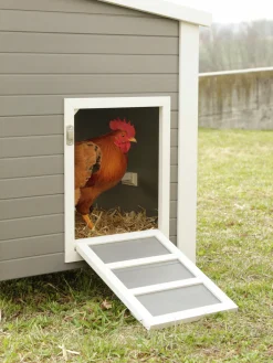 Hönshus Eco Barney Grå/Vit 137x73x83cm><noscript><img width=