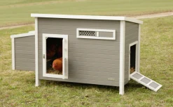 Hönshus Eco Barney Grå/Vit 137x73x83cm><noscript><img width=