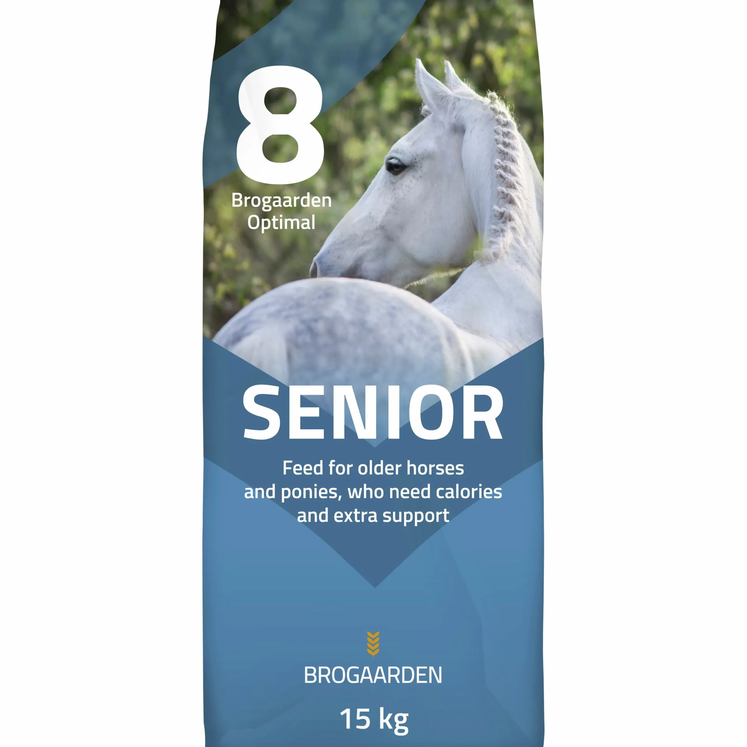 Hästfoder Optimal 8 Senior 15kg>Brogaarden