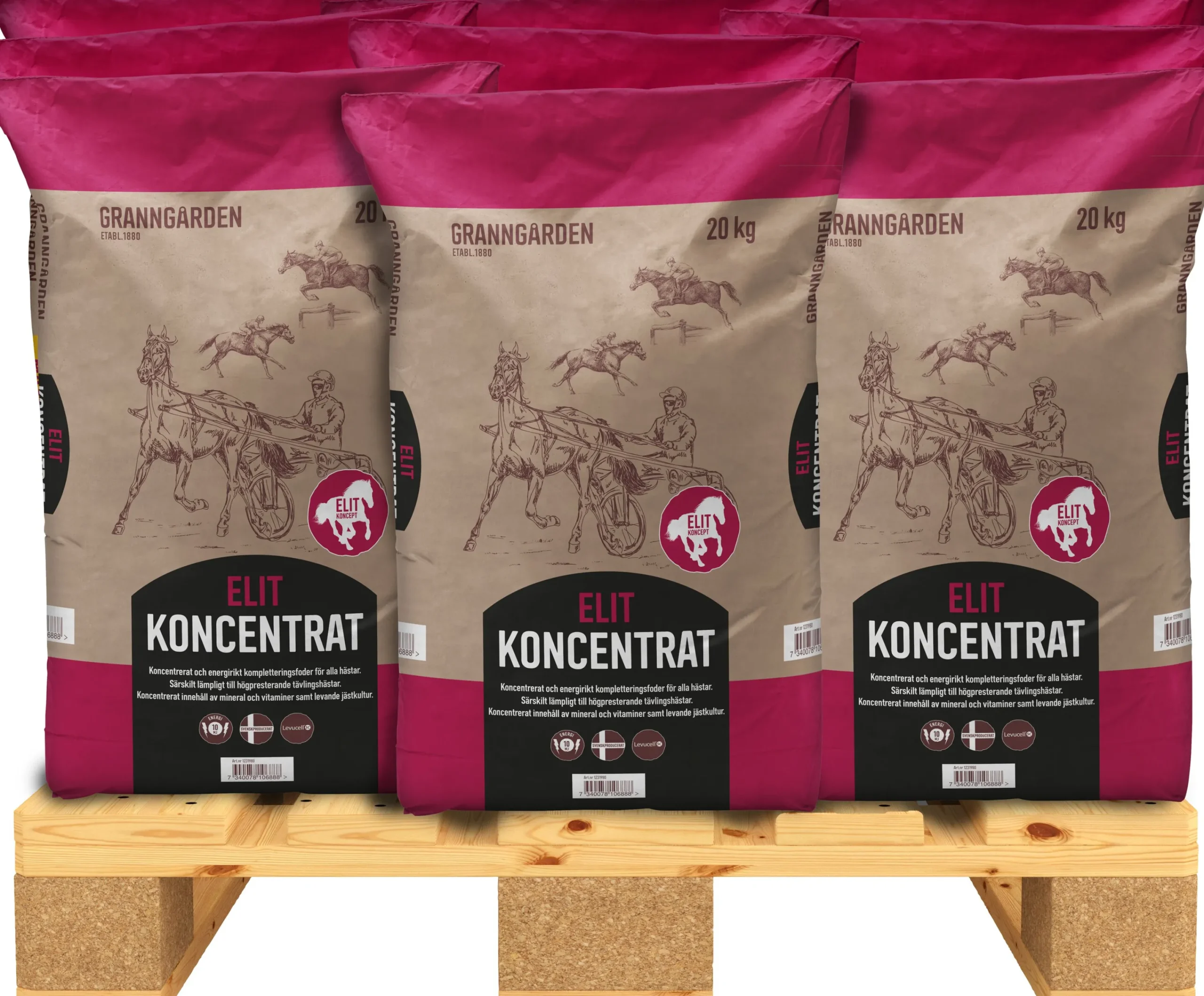 Hästfoder Elit Koncentrat 20kg>Granngården Discount