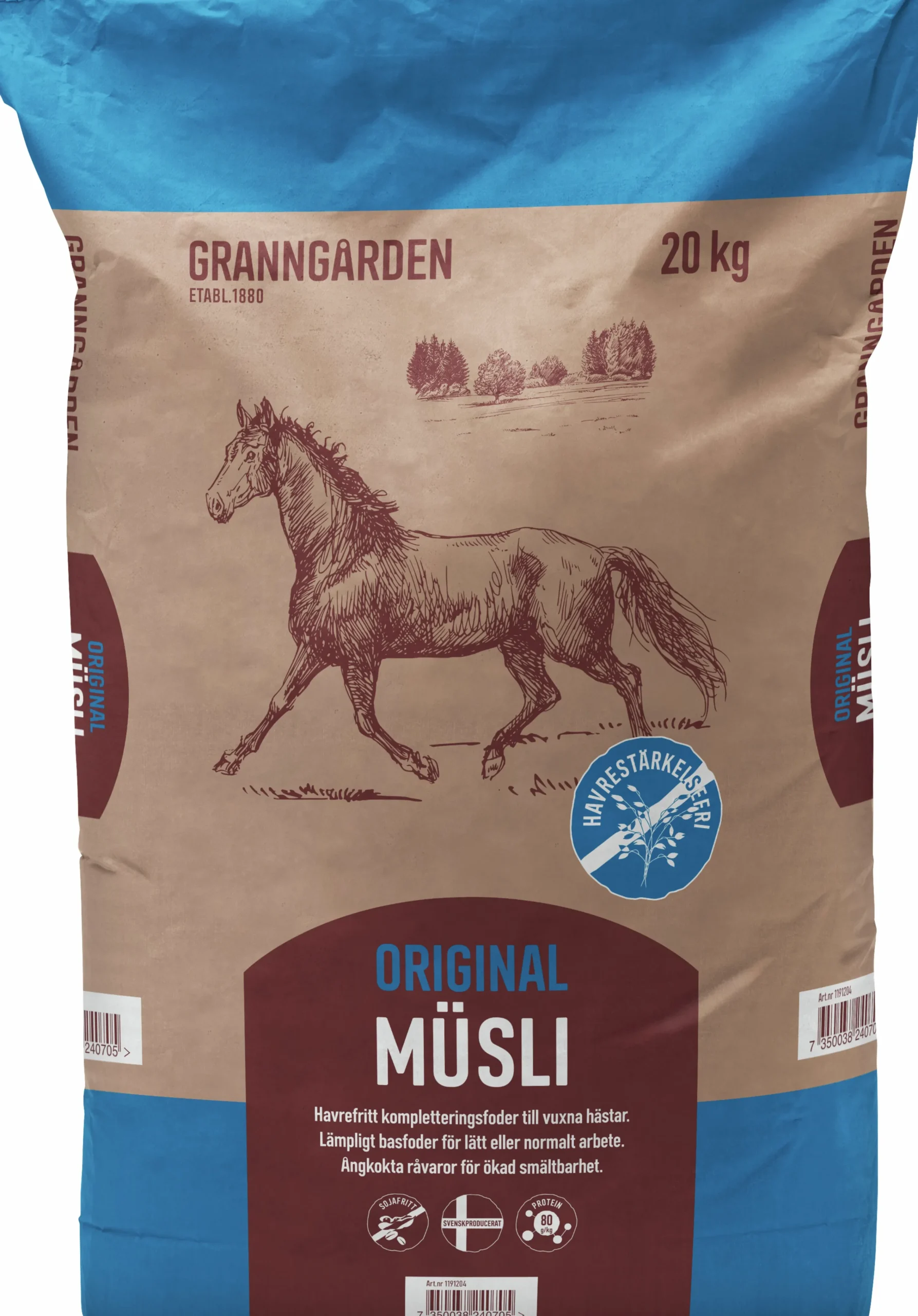 Hästfoder Original Müsli 20kg>Granngården Clearance