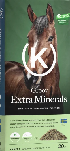 Hästfoder Groov Extra Minerals Pellets 20kg>Krafft Best