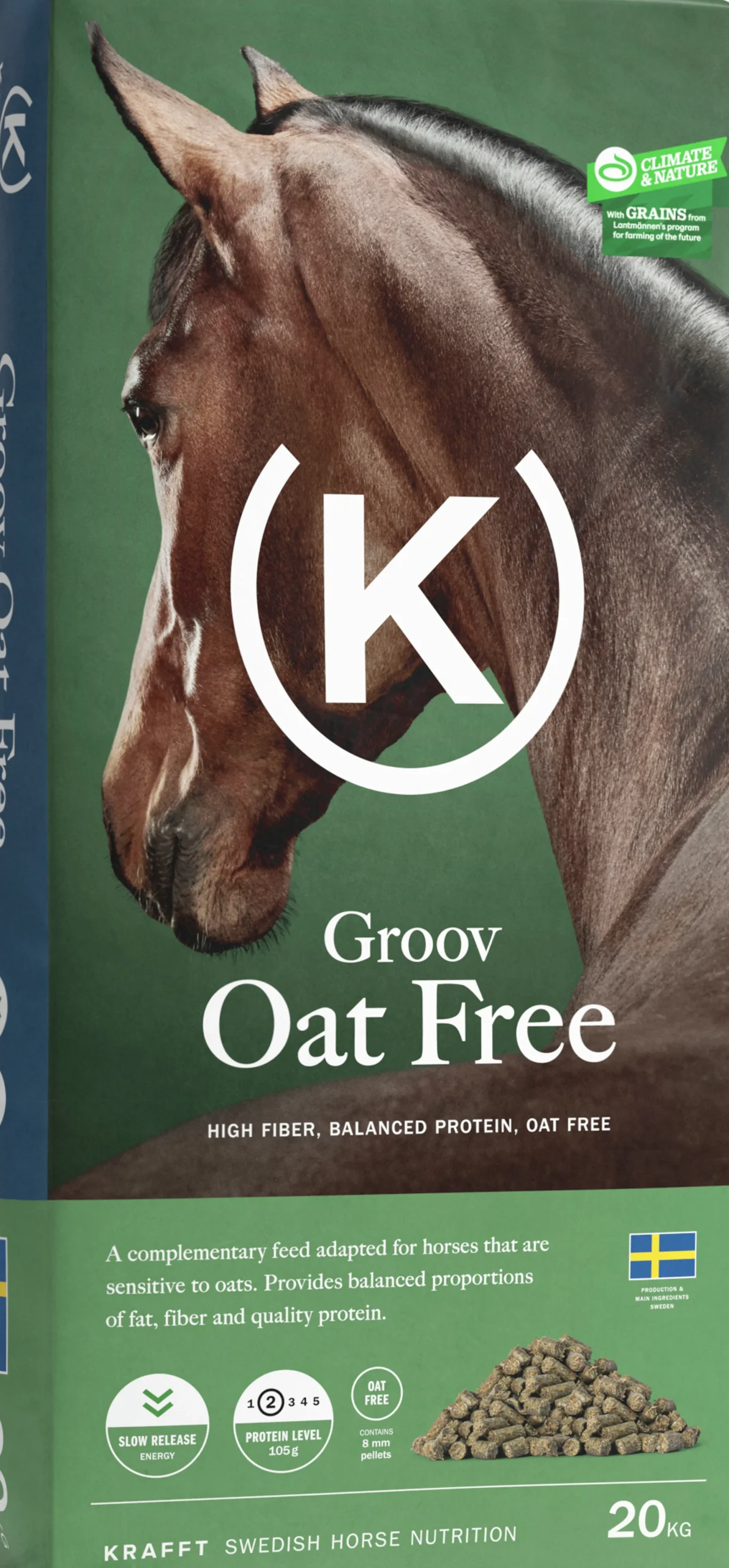 Hästfoder Groov Oat Free Pellets 20kg>Krafft Online