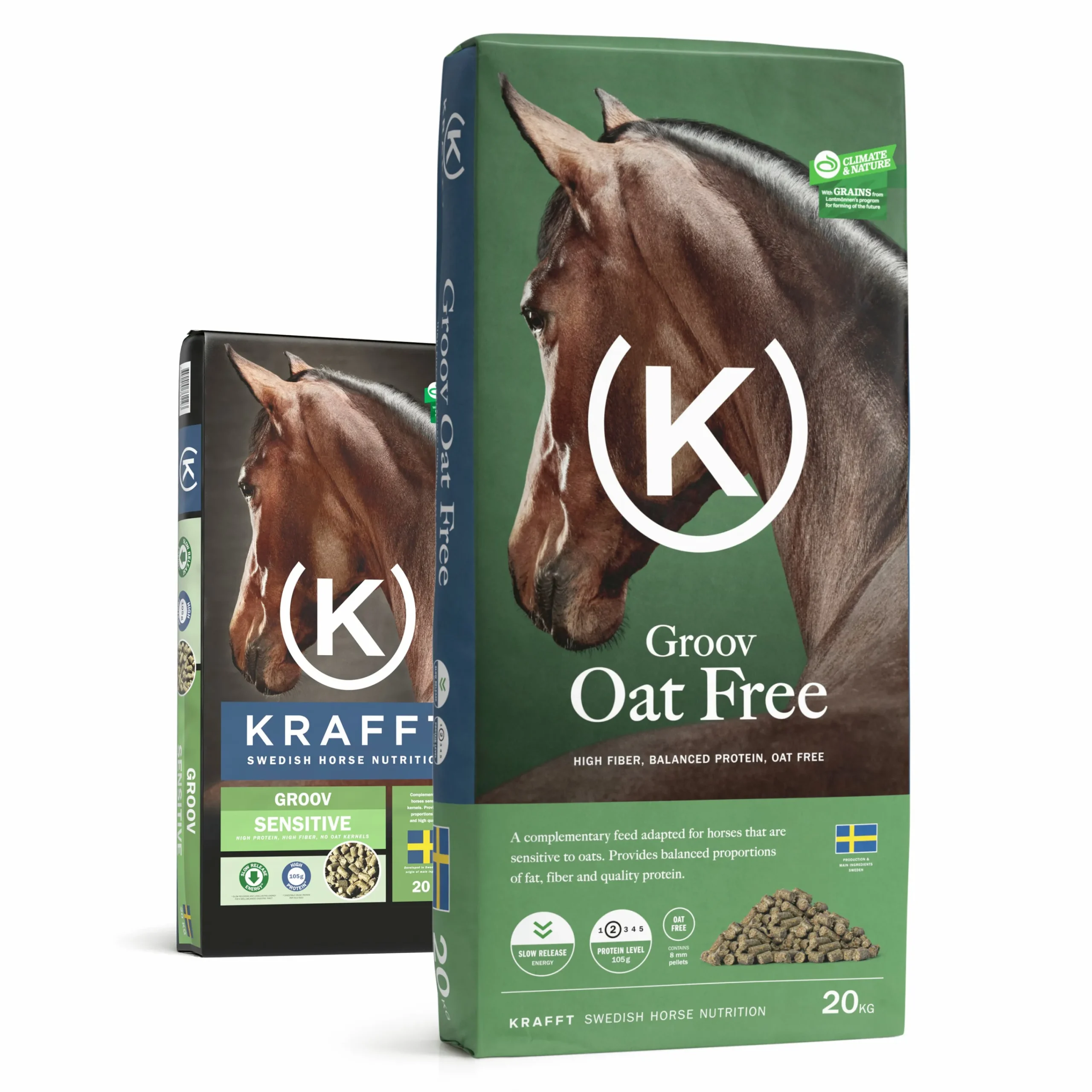 Hästfoder Groov Oat Free Pellets 20kg>Krafft Online