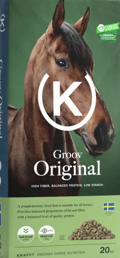 Hästfoder Groov Original Pellets 20kg>Krafft Online