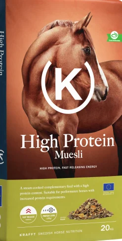 Hästfoder High Protein Muesli 20kg>Krafft Discount