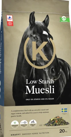 Hästfoder Low Starch Müsli 20kg>Krafft Outlet