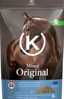 Hästfoder Miner Original Pellets 8kg>Krafft