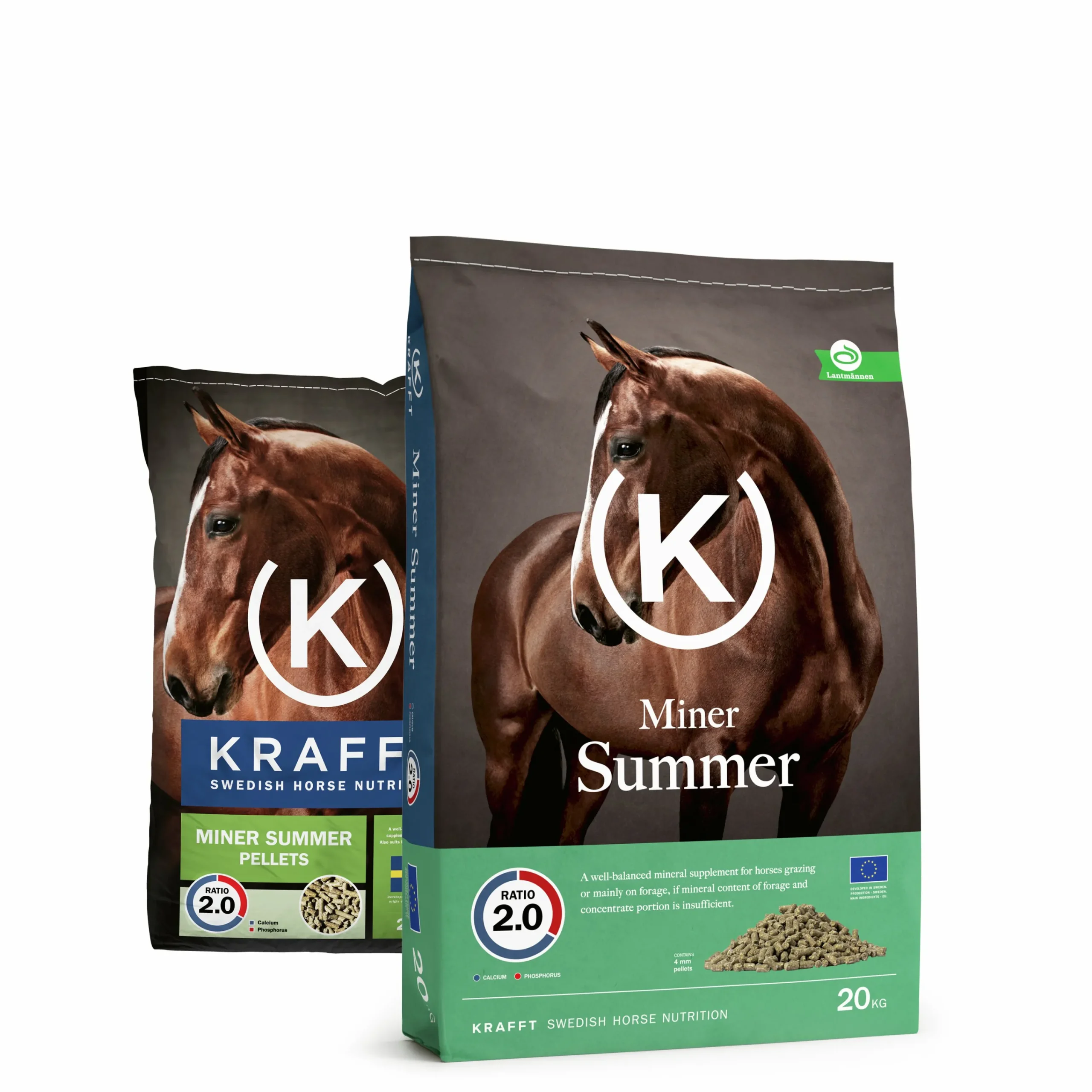 Hästfoder Miner Summer Pellets 8kg>Krafft New