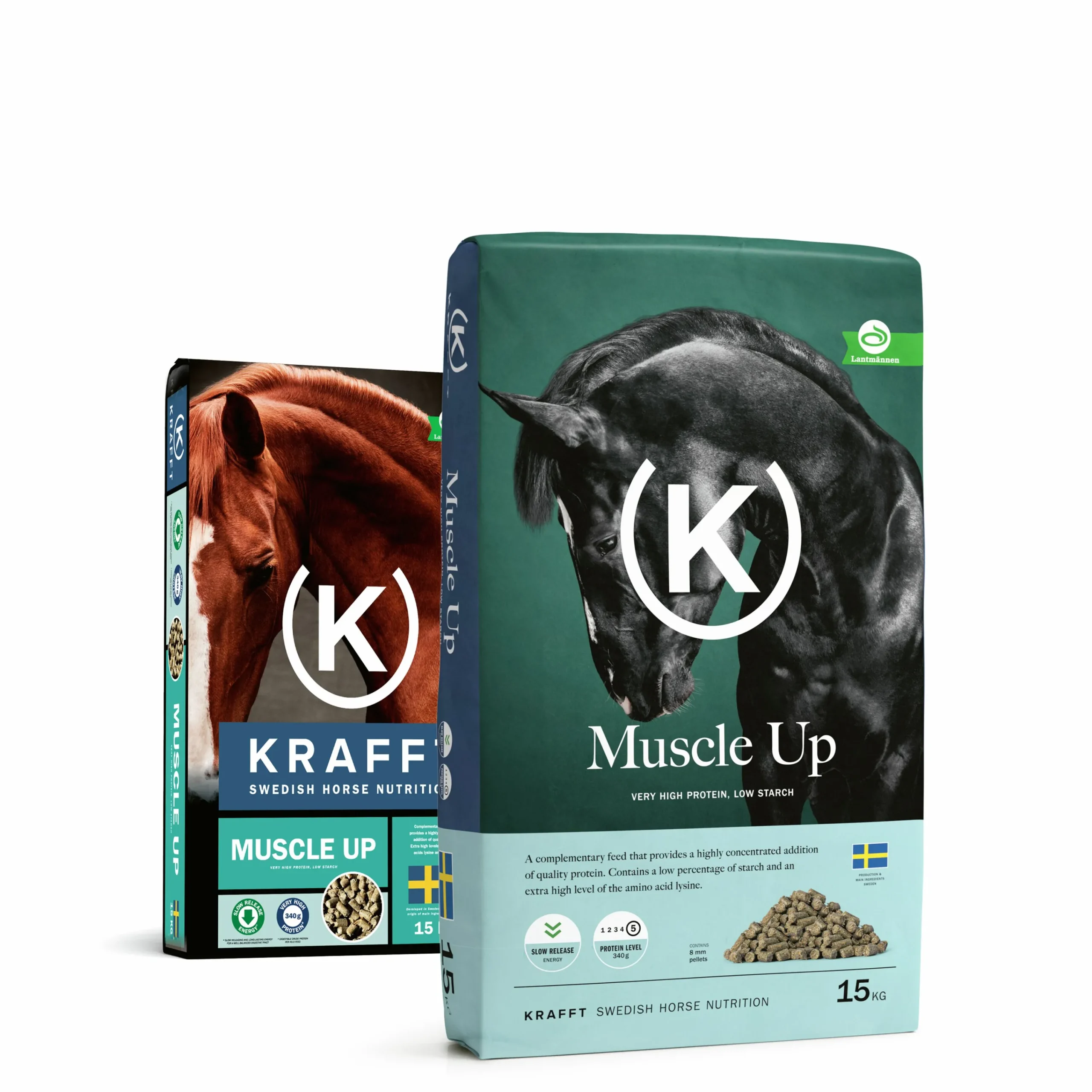Hästfoder Muscle Up 15kg>Krafft New