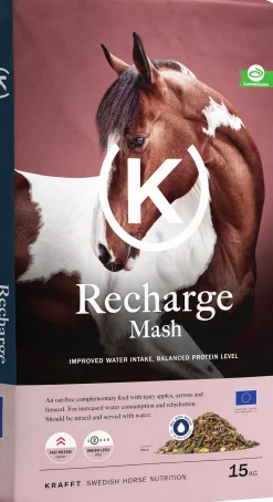 Hästfoder Recharge Mash 15kg>Krafft Online
