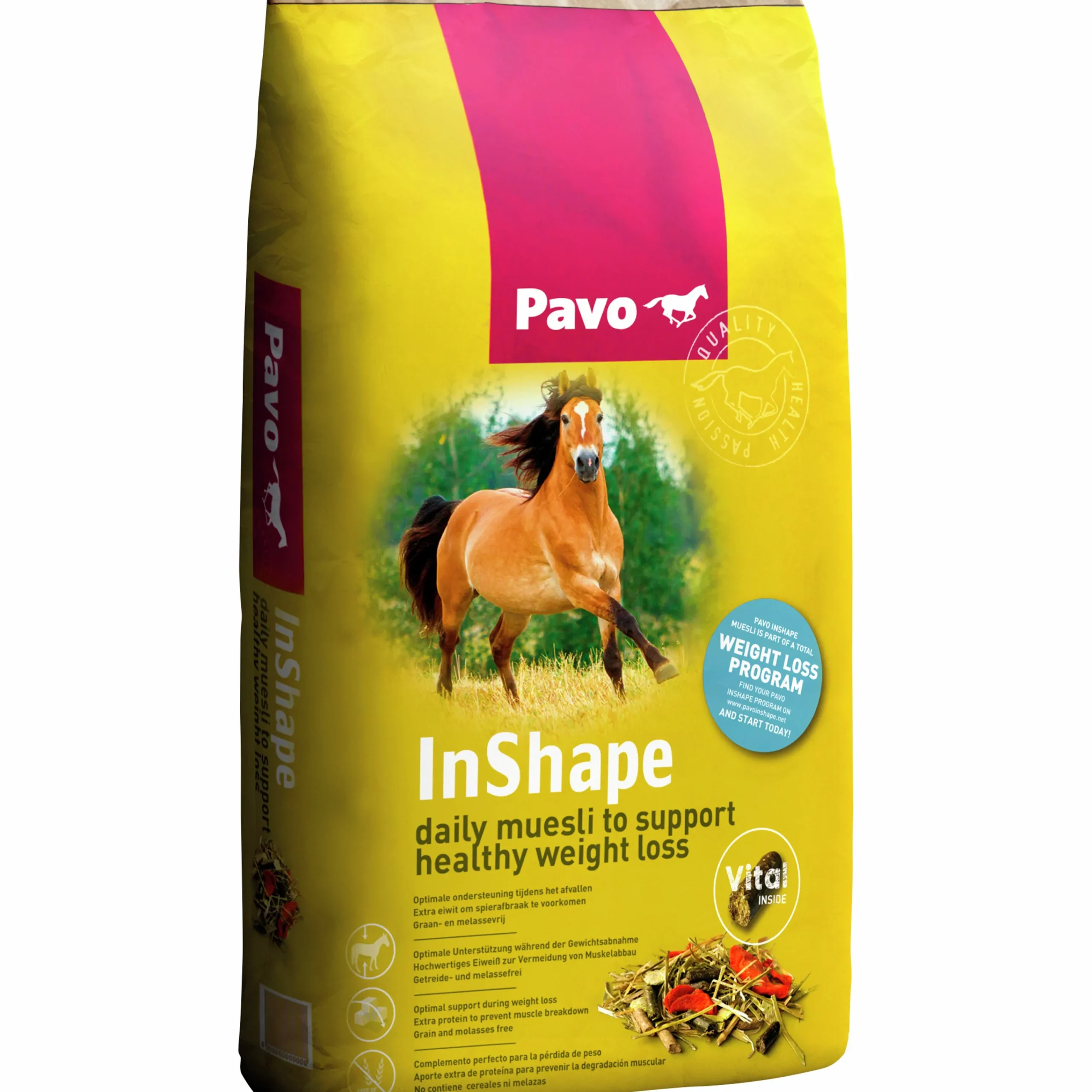 Hästfoder Inshape 15kg>Pavo Online