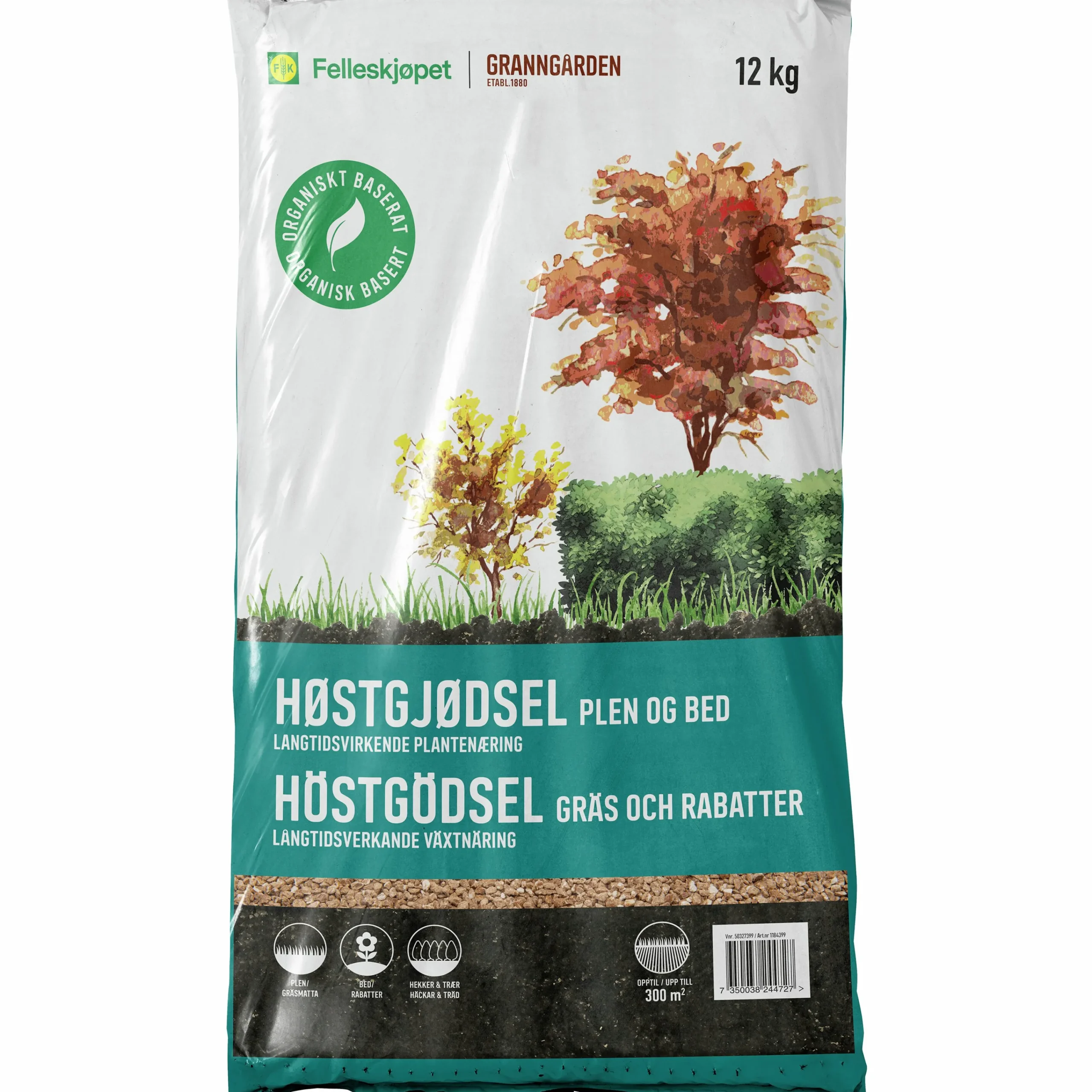 Höstgödsel Gräs & Rabatter 12kg>Granngården Clearance