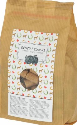 Hästgodis Delizia Lakrits 1kg>Kerbl Hot