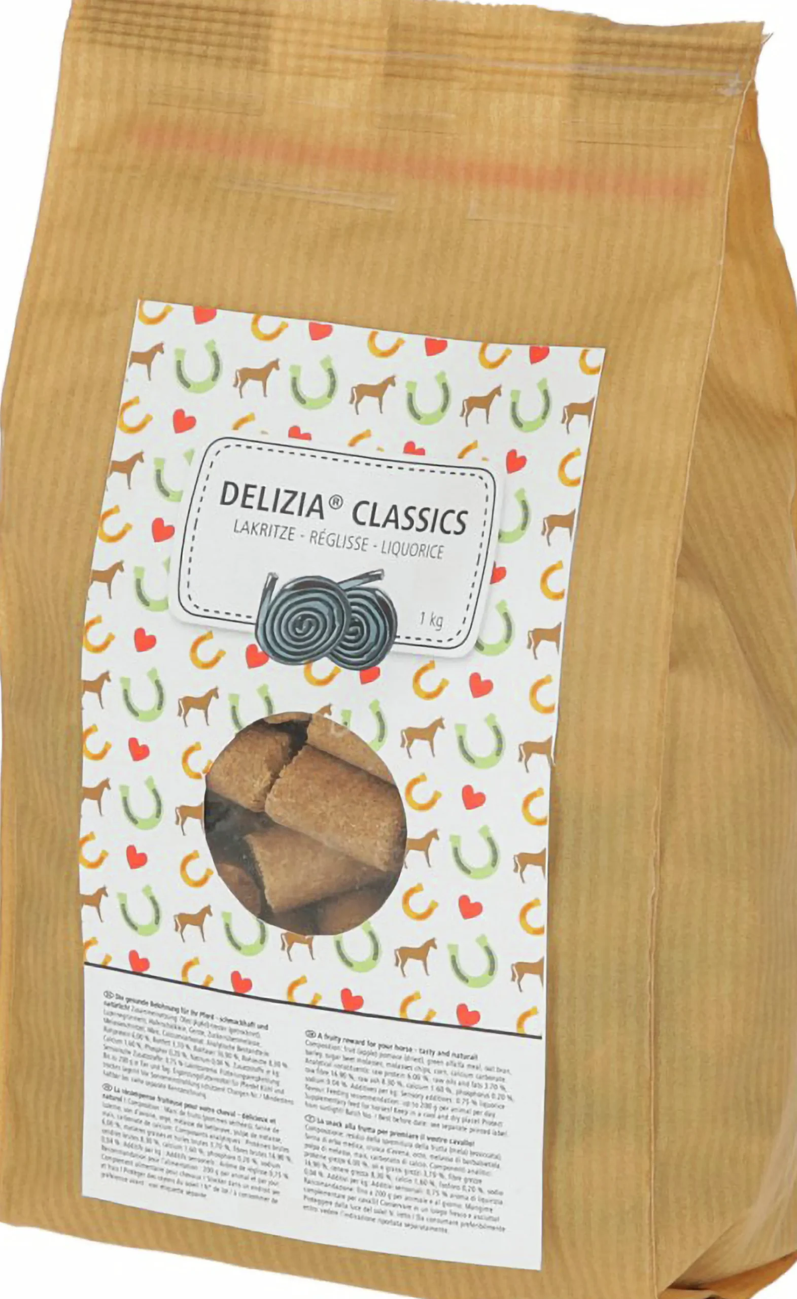 Hästgodis Delizia Lakrits 1kg>Kerbl Hot