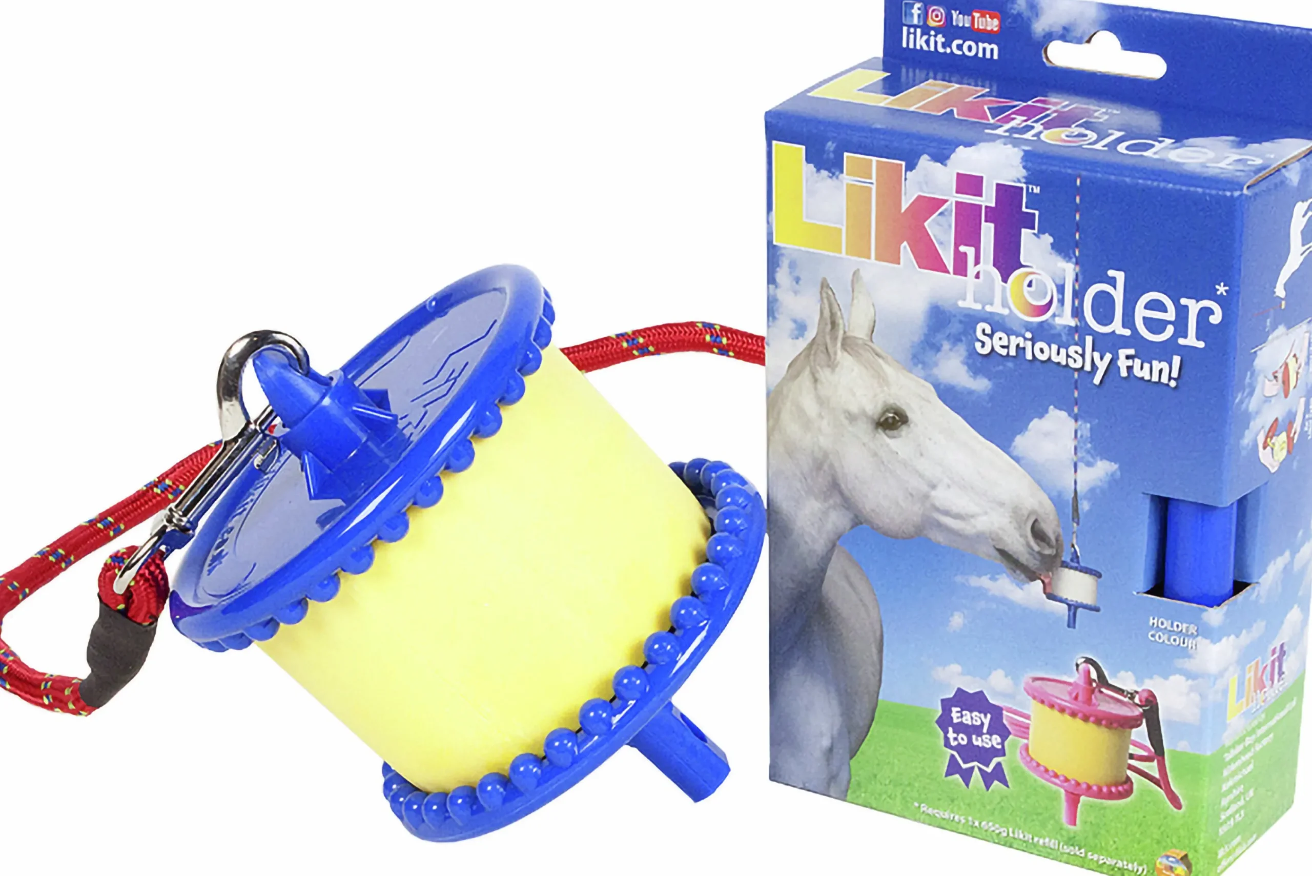 Hästgodis Hållare Blå>Likit