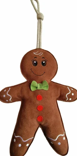 Häst- & Hundleksak Pepparkaksgubbe Mocka 35,5x27cm>Hansbo Sport Clearance