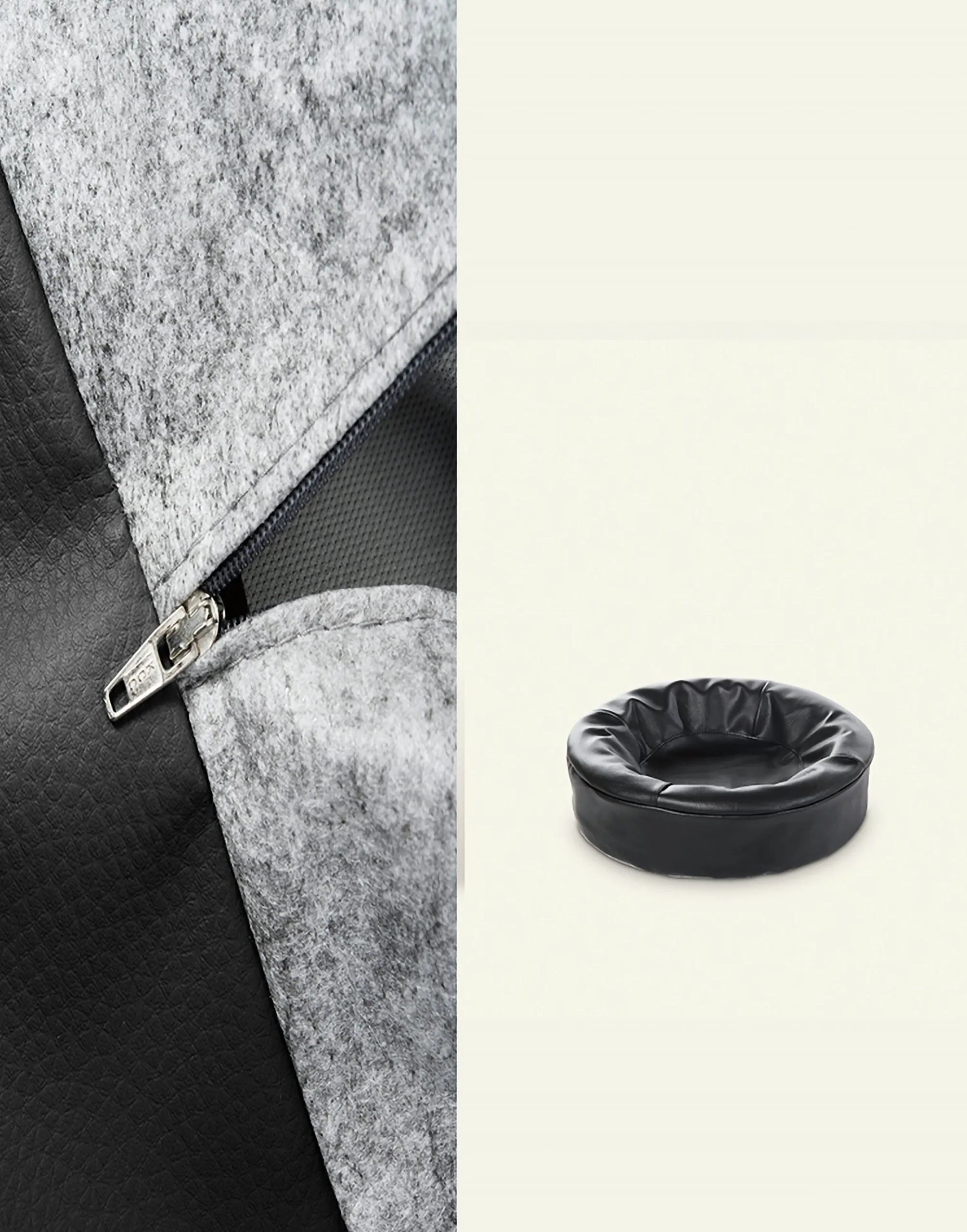 Hundbädd Ortho Rund Svart 50cm>Bia bed Sale