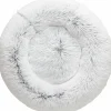 Hundbädd Loppa Donut Fluffig Vit 50cm>Hunter Clearance